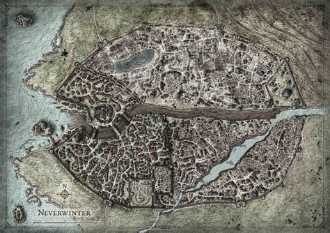 5e My Map Of Neverwinter Original Done By Mike Schley Imgur