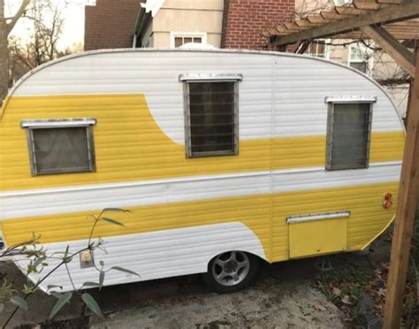 1957 Canned Ham Cardinal Travel Trailer For Sale Cecilia The Shasta