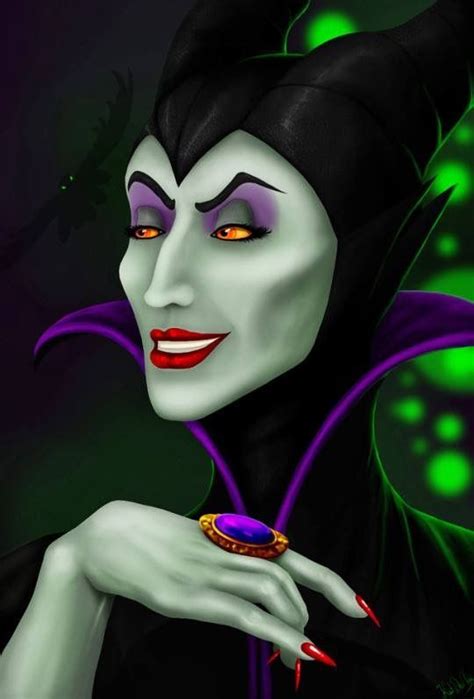 The Evil Queen From Disneys Maleficent Is Depicted In This Digital