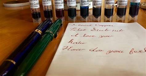 I Picked Up Some Ink Samples For My New Fountains Pens Album On Imgur
