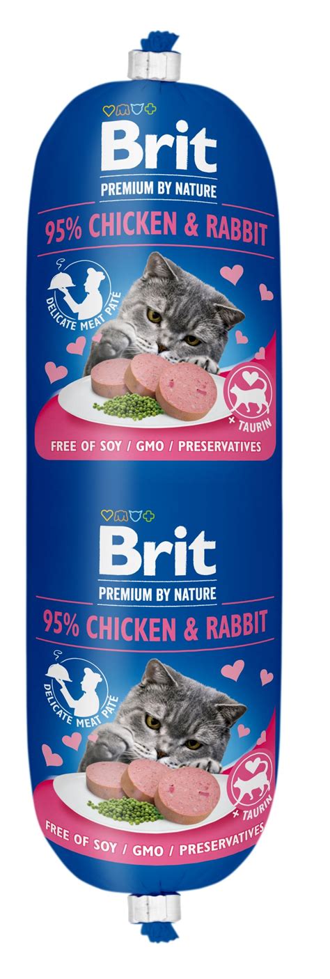 Brit Premium Cat By Nature Sausage Chickenandrabbit 180g Vášchovatelcz