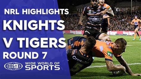 Share this post on your pages. NRL Highlights: Wests Tigers v Newcastle Knights - Round 7 - YouTube
