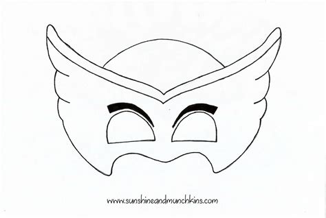 593x832 kids n coloring pages of pj masks 765x990 pj mask owlette printable coloring page DIY Owlette and Cat Boy Masks (PJ Masks) | Sunshine and ...