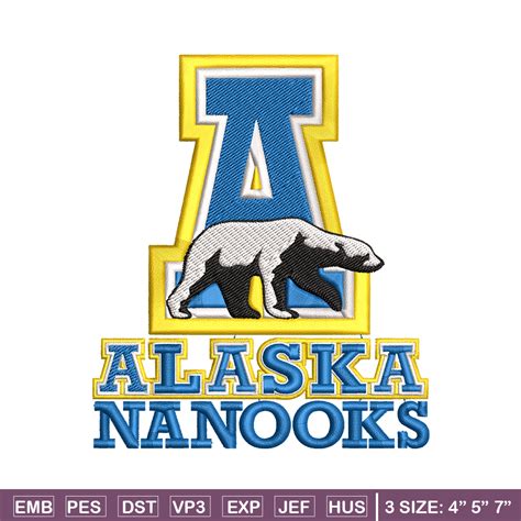 Alaska Nanooks Embroidery Design Alaska Nanooks Embroidery Inspire