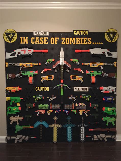 Gun cabinet ideas bare noen få tiår siden, våpeneiere likte å vise sine våpen ute i det fri. Nerf storage ideas | Nerf gun storage, Gun storage and Guns