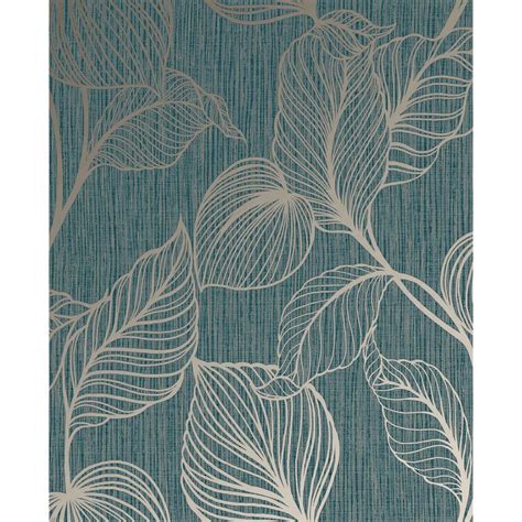 Boutique Royal Palm Emerald Unpasted Removable Peelable Wallpaper