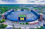 Aerial Art of The Big House & Ann Arbor Michigan | Etsy