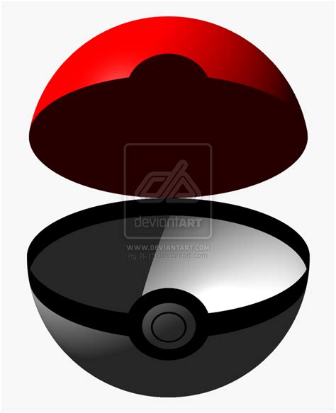 How To Draw A Open Pokeball If You Wanted To Draw It From The Side You