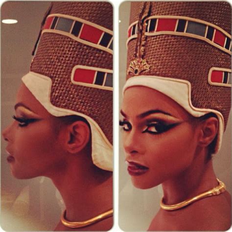 Egyptian Nubian Queen Egyptian Makeup Celebrity Costumes Nefertiti
