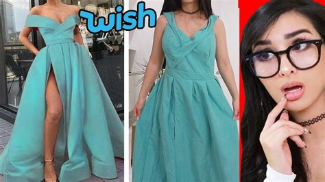 Trying Cheap Prom Dresses From Wish Youtube