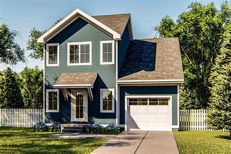 Does your family have unique needs in terms of space? 3-Bed House Plan for the Very Narrow Lot - 62759DJ ...