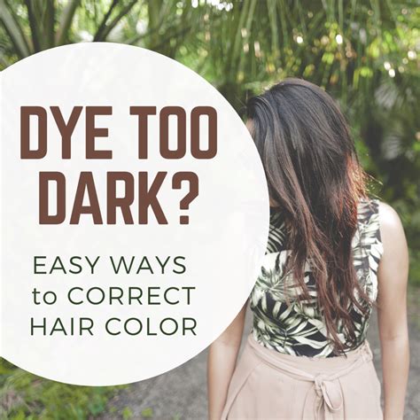Hair Color Too Dark How To Lighten It Without Bleach Bellatory
