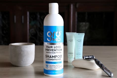 The key is to use a mild shampoo. GroMD Hair Loss Shampoo + Conditioner