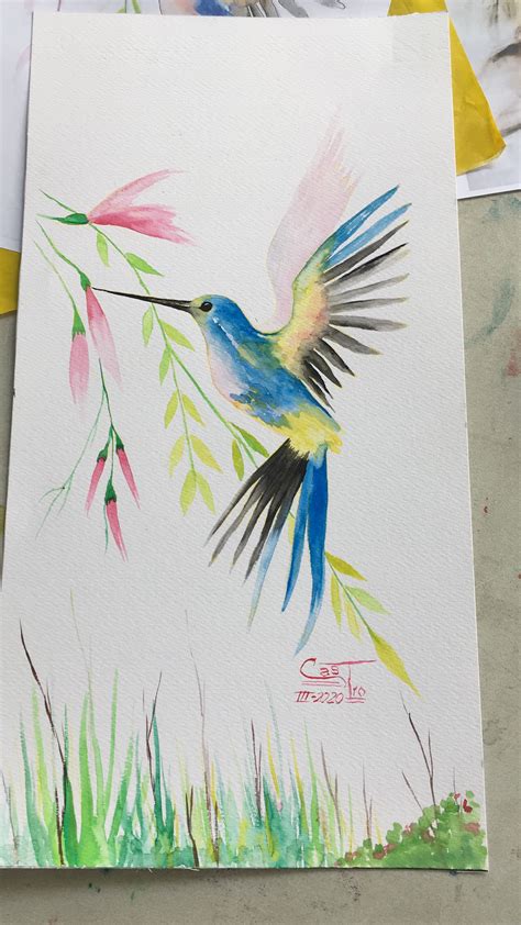 Maybe you would like to learn more about one of these? Colibrí en acuarela en 2020 | Colibrí en acuarela, Pintura ...