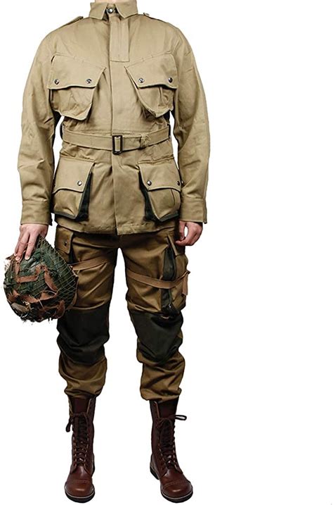 Zwjpw Ww2 Us Army M42 Uniform 101 Air Force Paratroopers Suits Tactical