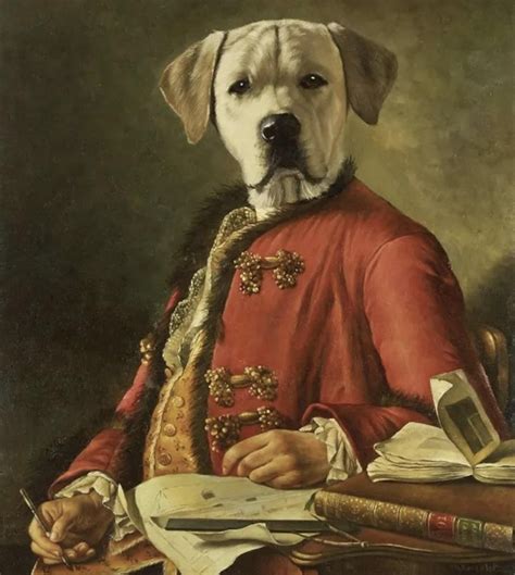 Free shipping to us, canada & uk. Custom Royal Pet Portrait Professional Digital and Canvas ...