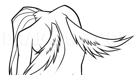 Drawing A Fallen Angel Step By Step Drawing Guide By Dawn Dragoart