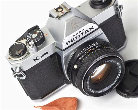 Asahi Pentax K1000 Vintage 35mm Slr Camera With Pentax 50mm Etsy