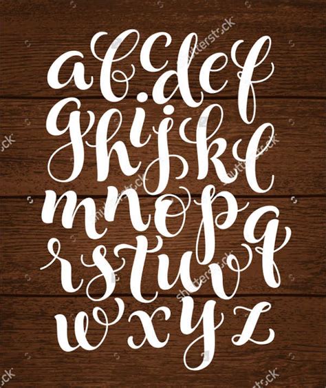 Free Printable Alphabet Calligraphy Letters