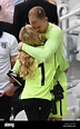 England goalkeeper Joe Hart and wife Kimberly Crew after the UEFA Euro ...