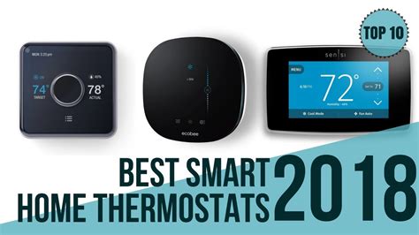 10 Best Smart Thermostats Of 2018 Top 10 Smart Home Wifi Thermostats