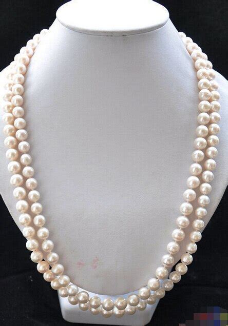 Hot Wholesale P Lustre Mm Round White Freshwater Cultured Pearl Necklace