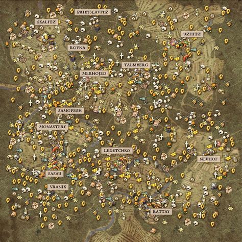 Kingdom Come Deliverance Kingdom Come Deliverance Interactive Map