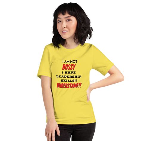 Im Not Bossy Shirt Leadership Skills Shirts Supervisor Etsy