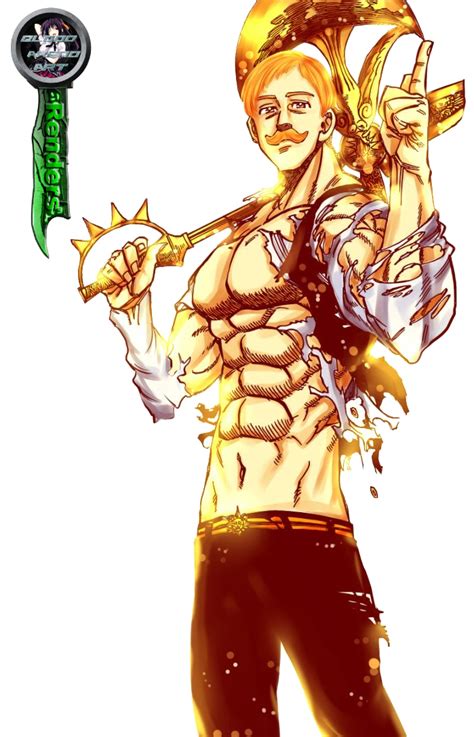 Escanor is a member of the seven deadly sins and is known as the lion's sin of pride. Seven Deadly Sins Escanor Render by BloodAkenoArt on ...
