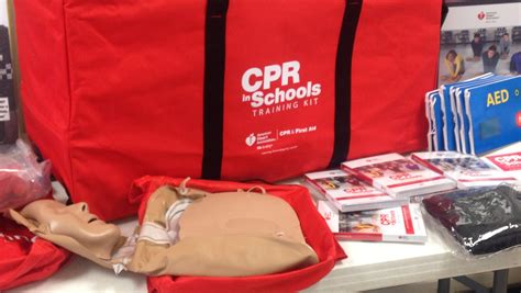 Heart Association pays for school CPR training kits