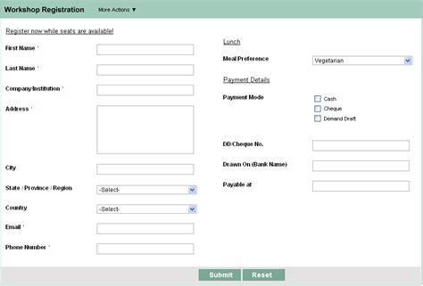 Image Result For Registration Form In Html Registration Form Online