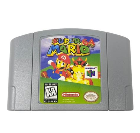Super Mario 64 Video Game Cartridge Console Card Nintendo 64 Etsy