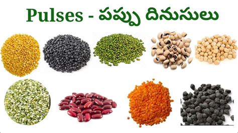 Pulses Names Pulses Names In English And Telugu Dal Name In English