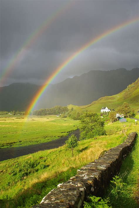 Rainbow In Morvich Scotland Scotland Highlands Places To Travel