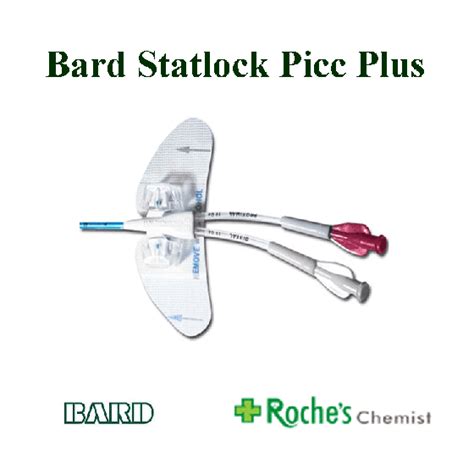 Bard Statlock Picc Plus X 1 Robust Attachment For Iv Lines On The Back