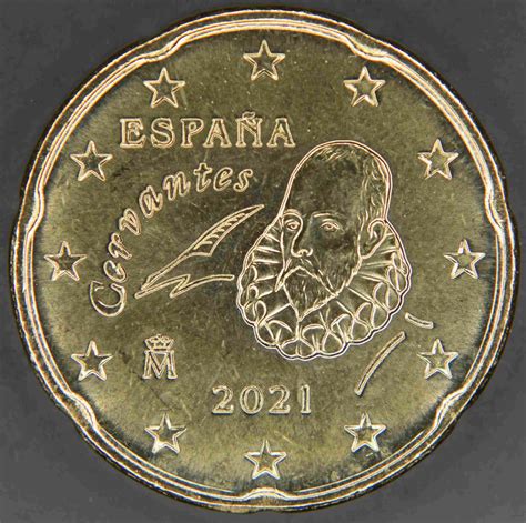 Spain 20 Cent Coin 2021 Euro Coinstv The Online Eurocoins Catalogue