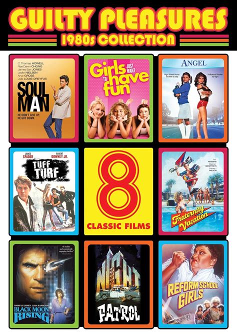 guilty pleasures 1980s collection 8 classic films ebay