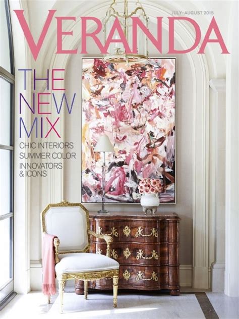 July August 2015 Veranda Online Magazine View Interior Design