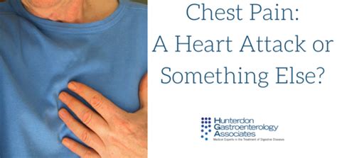 Learn which symptoms could be signaling trouble and which are probably something else. Chest Pain: A Heart Attack or Something Else? | Hunterdon ...