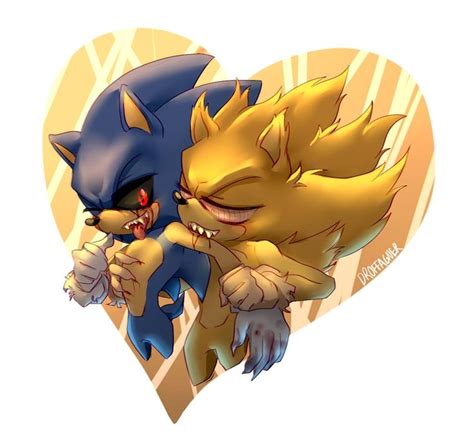 Sonicexe X Fleetway Sonic Sonic Art Sonic And Shadow