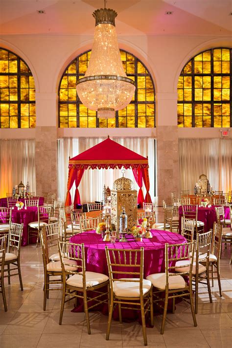 A Colorful Sangeet Romantic Ceremony And Emerald Gold Reception In