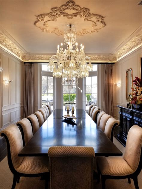 Luxe Mansion Dining Room Traditional Dining Room Los Angeles By