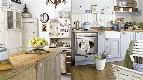 I love decorating with furniture and accessories that have that time worn, aged patina! Cómo decorar una cocina con estilo shabby chic