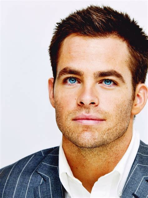 This is true because originally only caucasians were the not only are they more likely to have light eyes they also have light coloured skin and lighter hair colour than other ethnic groups. about Chris Pine on Pinterest | Hot men, Sexy men and Top ...