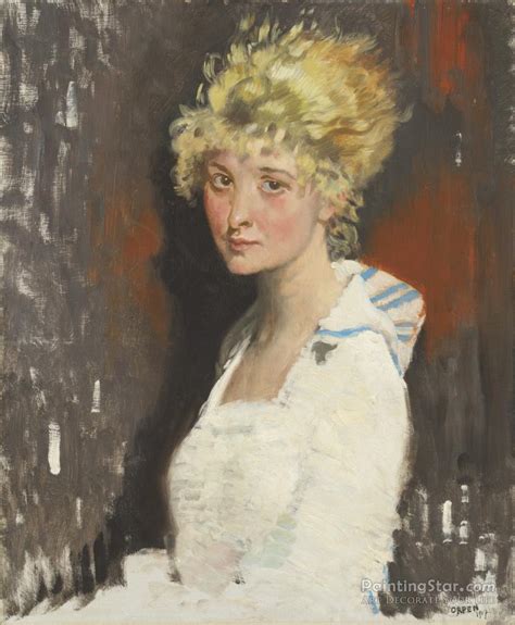 The Artists Model Yvonne 1917 Artwork By Sir William Orpen Oil