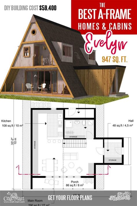 Cool A Frame Tiny House Plans Plus Tiny Cabins And Sheds Craft Mart