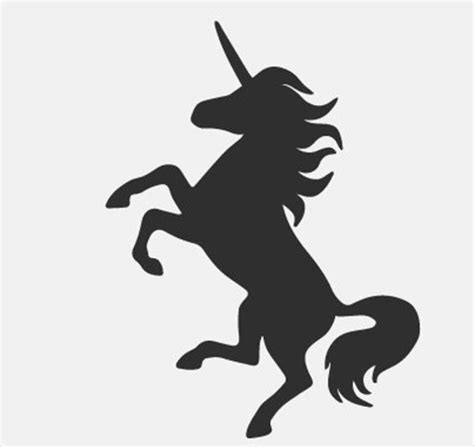 magic unicorn silhouette vector template template business psd excel word
