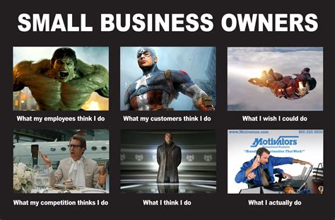 Small Business Owner Meme Shop Security Networking And