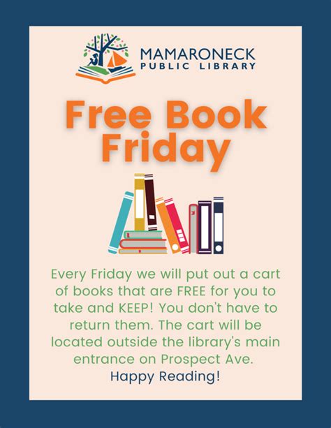 Free Book Friday Mamaroneck Public Library