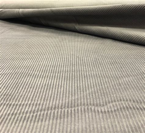Medium Grey Corduroy Affordable Textiles